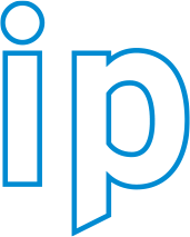 Logo: Focus industrial printing "ip"
